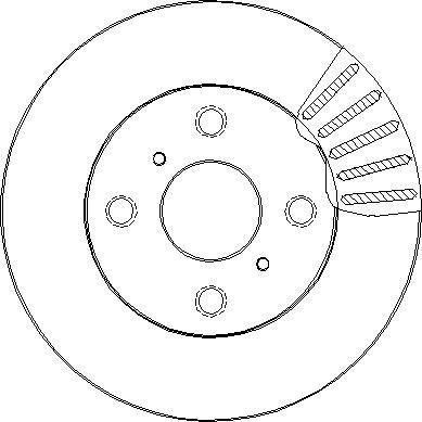 Blue Print ADT343113 - Disque de frein parts5.com