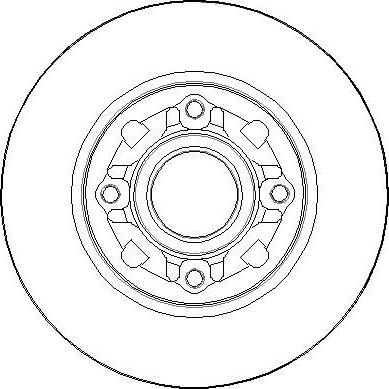 SNR KF159.54U - Disco de freno parts5.com