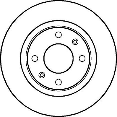 NATIONAL NBD121 - Тормозной диск parts5.com