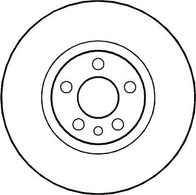 Febi Bilstein 22403 - Zavorni kolut parts5.com