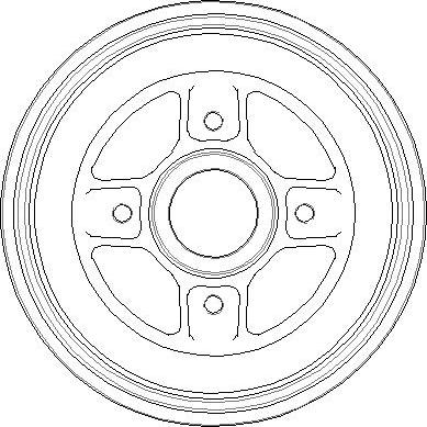 NATIONAL NDR281 - Fékdob parts5.com