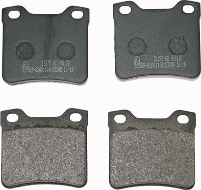 NATIONAL NP2063 - Fékbetétkészlet, tárcsafék parts5.com