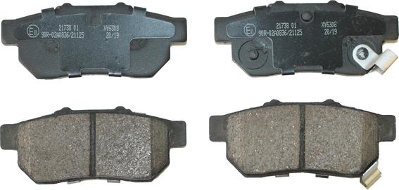 NATIONAL NP2798 - Brake Pad Set, disc brake parts5.com