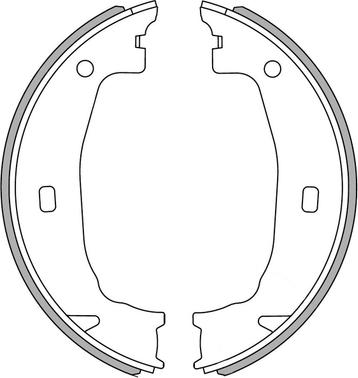 NATIONAL NS4011 - Brake Shoe Set parts5.com