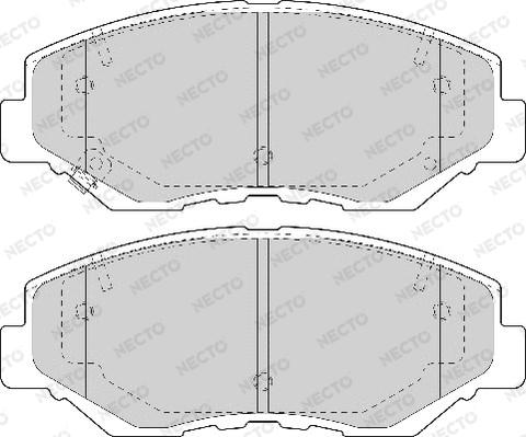 Oyodo 10H4043-OYO - Sada brzdových platničiek kotúčovej brzdy parts5.com