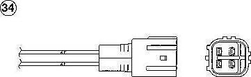 NGK 90194 - Αισθητήρας λάμδα parts5.com