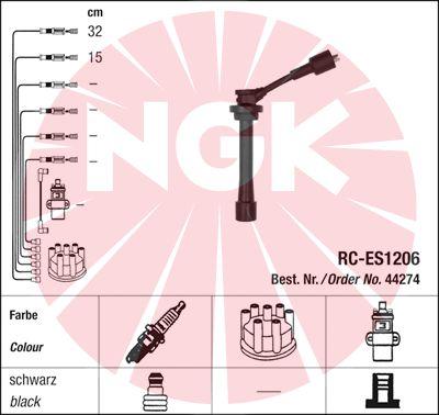 NGK 44274 - Set cablaj aprinder parts5.com