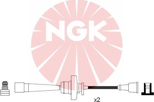 NGK 4104 - Ignition Cable Kit parts5.com