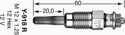 NGK 4182 - Bougie de préchauffage parts5.com