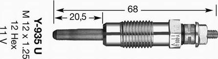 NGK 4791 - Bougie de préchauffage parts5.com