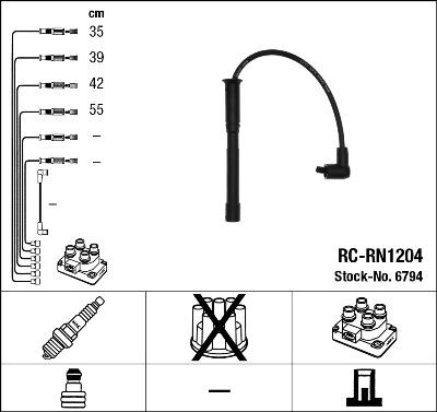 NGK 6794 - Zündleitungssatz parts5.com