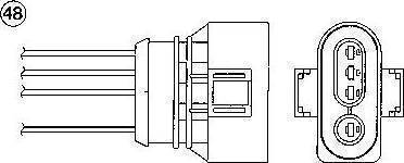 NGK 96117 - Sonda Lambda parts5.com