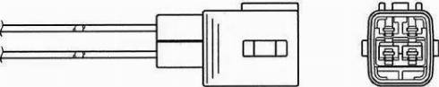 NGK 4376 - Sonda Lambda parts5.com