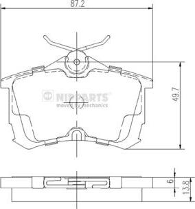 Valeo 302463 - Set placute frana,frana disc parts5.com