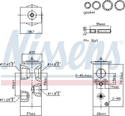 Nissens 999456 - Ekspanzioni ventil, klima-uređaj parts5.com