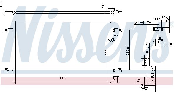 Nissens 94695 - Kondenzator, klimatska naprava parts5.com