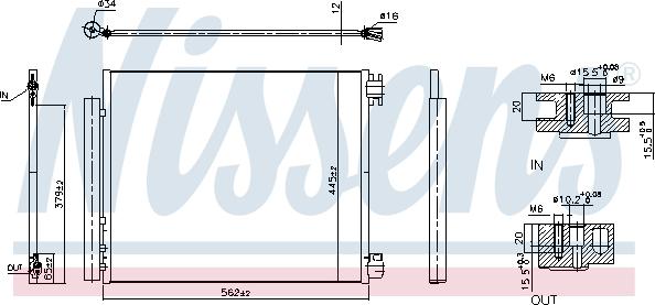 Nissens 940949 - Kondenzátor klimatizácie parts5.com