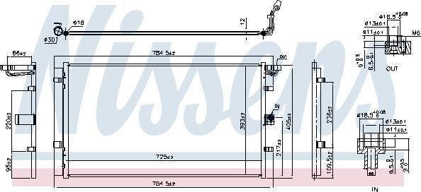 Nissens 940902 - Condenser, air conditioning parts5.com