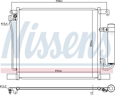 Nissens 940929 - Kondenzátor, klíma parts5.com