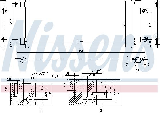 Nissens 940495 - Condensador, aire acondicionado parts5.com