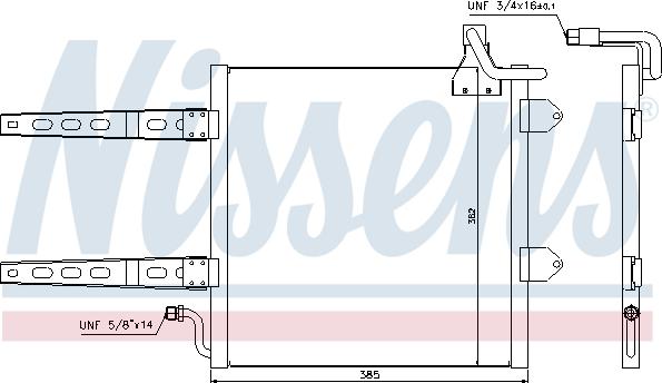 Nissens 94260 - Condensator, climatizare parts5.com