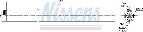 Nissens 95451 - Dryer, air conditioning parts5.com