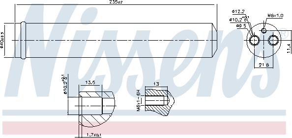 Nissens 95452 - Dryer, air conditioning parts5.com