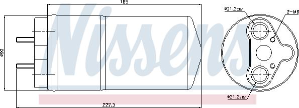 Nissens 95462 - Uscator,aer conditionat parts5.com