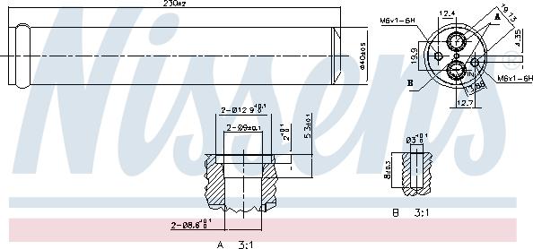 Nissens 95406 - Изсушител, климатизация parts5.com