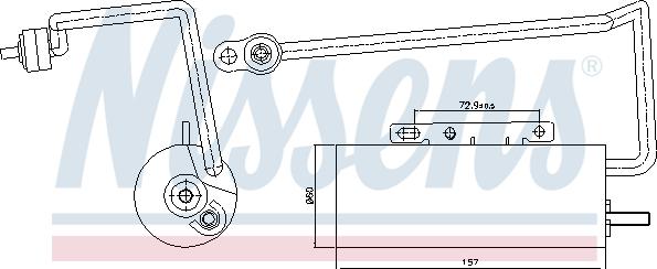 Nissens 95410 - Uscator,aer conditionat parts5.com