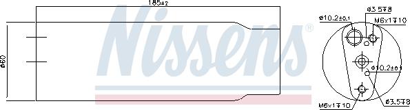 Nissens 95170 - Dryer, air conditioning parts5.com