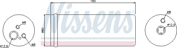 Nissens 95171 - Uscator,aer conditionat parts5.com