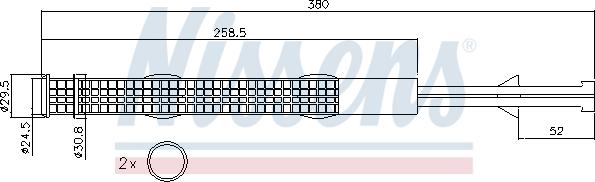 Nissens 95359 - Uscator,aer conditionat parts5.com