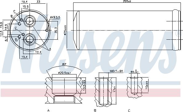 Nissens 95352 - Dryer, air conditioning parts5.com