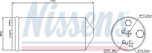 Nissens 95325 - Uscator,aer conditionat parts5.com