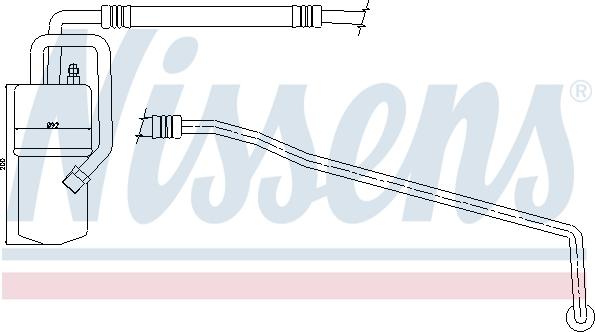 Nissens 95375 - Osuszacz, klimatyzacja parts5.com