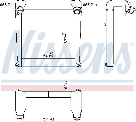 Nissens 961331 - Hladilnik polnilnega zraka parts5.com