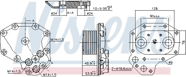 Nissens 91140 - Hladnjak ulja, motorno ulje parts5.com