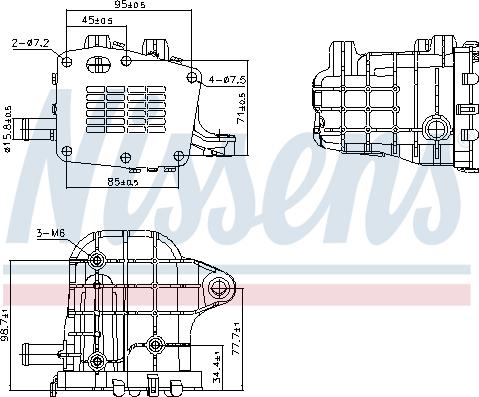 Nissens 989481 - Soğutucu, egzoz gazı geri dönüş sistemi parts5.com