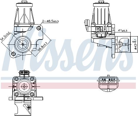 Nissens 98401 - AGR-Ventil parts5.com