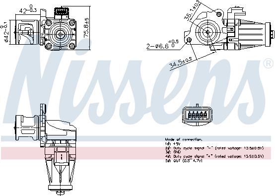 Nissens 98376 - Válvula EGR parts5.com