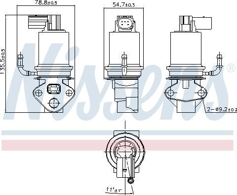 Nissens 98201 - EGR Valve parts5.com