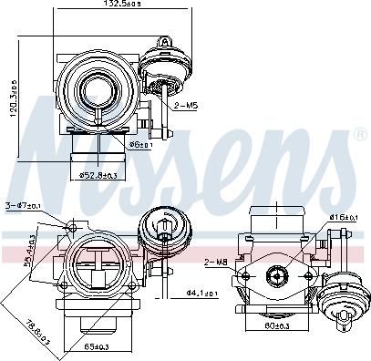 Nissens 98225 - Supapa EGR parts5.com