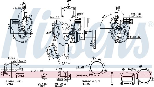 Nissens 93453 - Turboşarj, şarj parts5.com