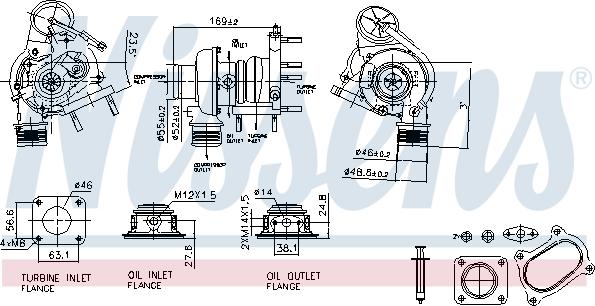 Nissens 93424 - Compresor,sistem de supraalimentare parts5.com