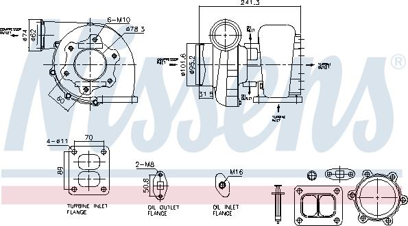 Nissens 93597 - Compresor,sistem de supraalimentare parts5.com