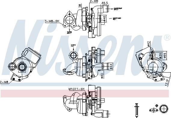 Nissens 93119 - Lader, Aufladung parts5.com