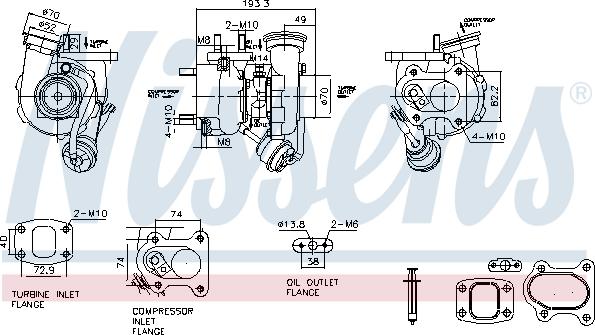 Nissens 93829 - Dmychadlo, plnění parts5.com