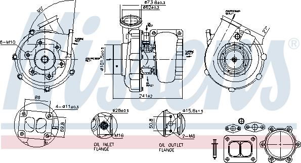 Nissens 93337 - Compresor,sistem de supraalimentare parts5.com