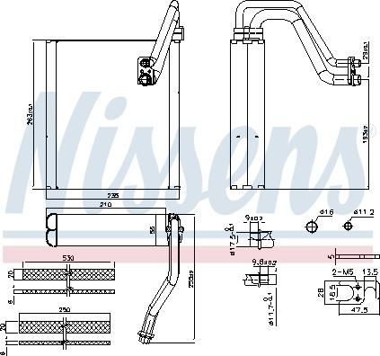 Nissens 92427 - Výparník klimatizácie parts5.com